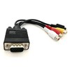 Access VGA to Video 3 RCA TV AV Converter Cable
