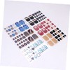 Ipetboom Nail Art Stickers Pack 6pcs Toe Nail Stickers for