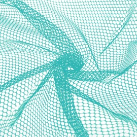 59" x 72"(2 Yards) Mesh Fabric Slightly Stretchy for Sewing Projects, Backpack Pocket and Straps, Netting Clothes and Shopping Bag (Turquoise)