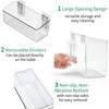Plastic Over Cabinet Door Organizer, Adhesive Mount Storage Organizer Container