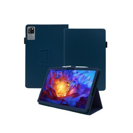 Case for Blackview Tab 60 Pro Android 14 Tablets, 10.1 Inch 2024 Upgraded Version，Premium Leather Business Folio Stand Cover with Hand Strap for Tablet,Darkblue.