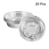 sourcing map 20pcs Aluminum Foil Pie Pans 6.3" Round Disposable