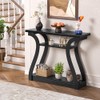 47" Wood Console Table for Entryway, Narrow Sofa Table with