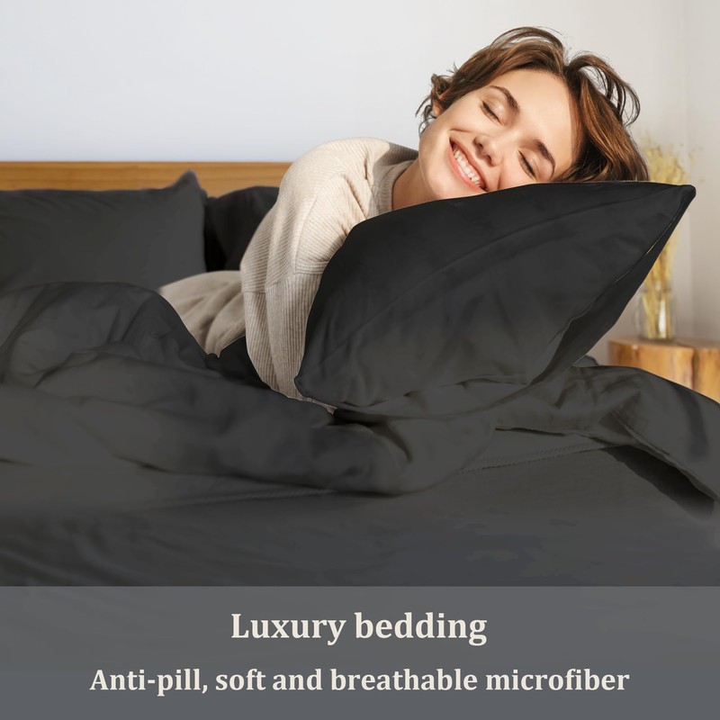 LuxClub Fitted Sheet Double Bedding with 45cm Depth, Extra Deep