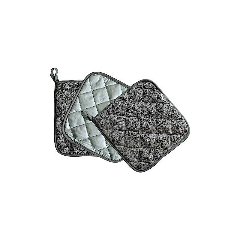 Piece, 6 Colours, Cotton, Pot Holder Set, Machine Washable, Pot