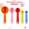 5 Pcs Silicone Measuring Spoons Cups Teaspoon Tablespoon with Hang