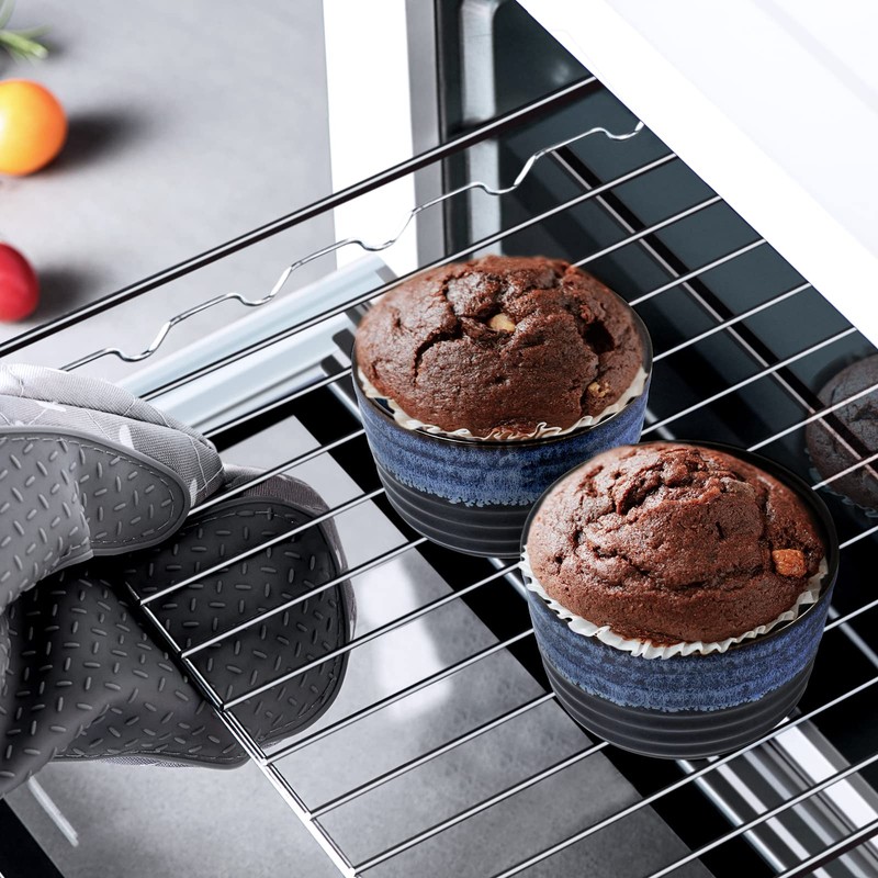 UNICASA Ramekin Set of 2, UNICASA 8 oz Creme Brulee