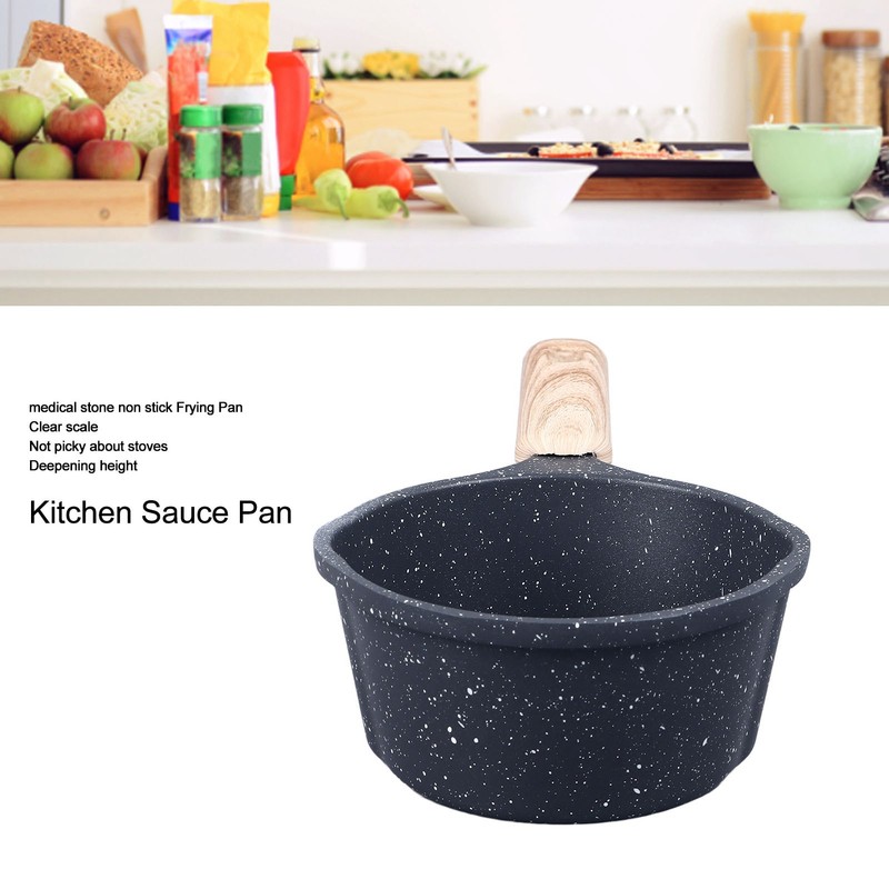 Kitchen Sauce Pan Prevents Stick Deepening Height Medical Stone Sauce