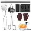 Coitak 9 Pieces Graphite Torch Melting Casting Kit, Including 2