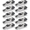 Telegärtner J00026A2000 Field Assembled RJ45 Connector for AWG24/1-AWG22/1, AWG27/7-AWG22/7 (10,