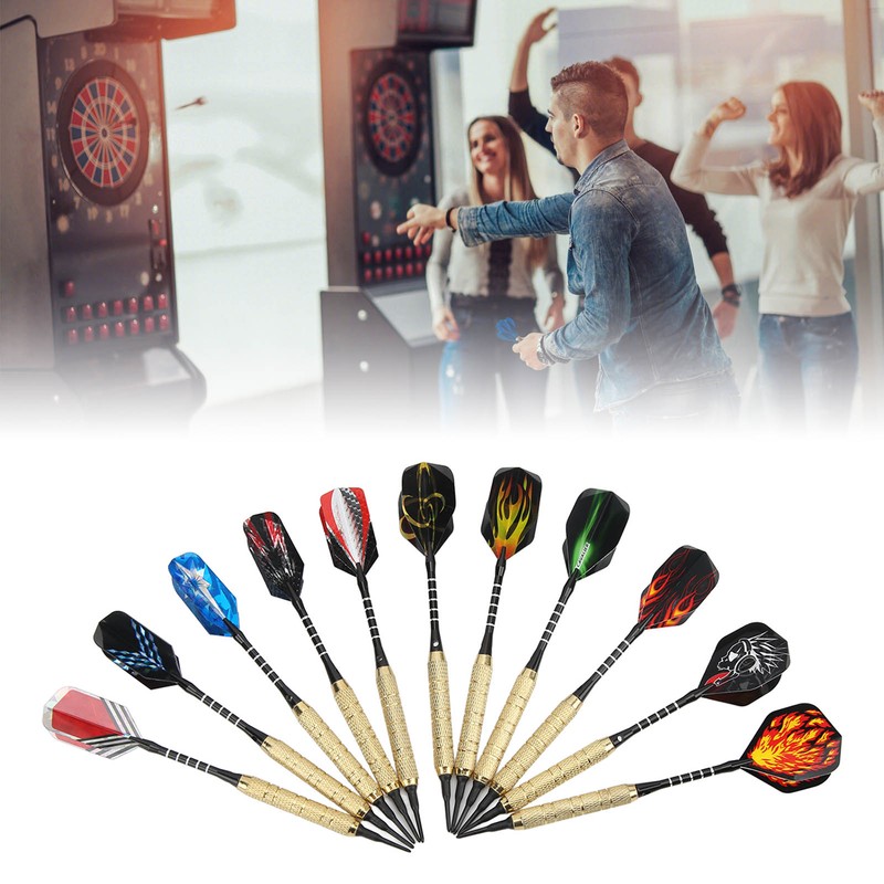 15pcs Soft Tip Darts Professional Plastic Tip Dart Sets Aluminum