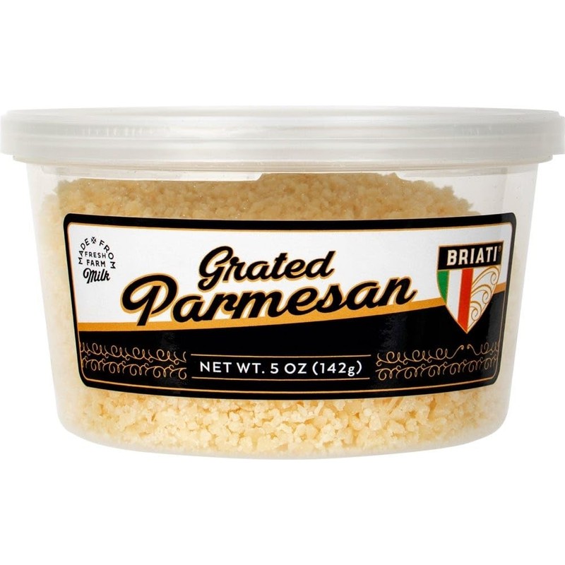 Briati Grated Parmesan Cheese - Case of 12 x 5oz
