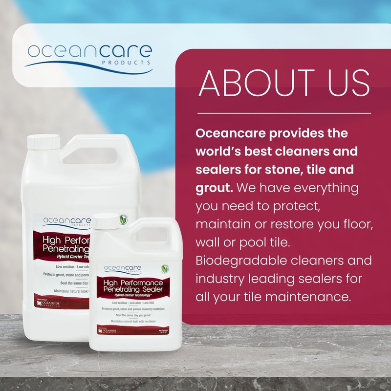 Oceancare Products High Performance Sealer | Stone & Tile Sealer