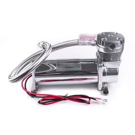 12V 480c Silver Air Ride Suspension Compressor Kit 200 PSI OUTLET 3/8NPT Car Air Suspension Compressor/ Pump USA StockSpecification: X480C-38-SI