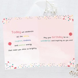 Mcduldul Birthday Cards for Women Her, Funny Birthday Cards Gift for Wife Girlfriend Girls Mom Sister Aunt Daughter Niece, Gifts for Best Friend Female