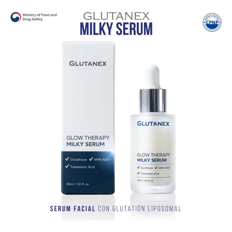 Glutanex Glow Therapy Milky Serum Suero Facial 30ml
