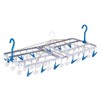 Nishida 224244 Non-tilting Polka Dot Hanger 46 Pinch Blue 31.5