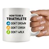 How To Be A Triathlete Athlete Gifts Swimmer Biker Runner