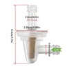 Inline Fuel Filter - APE RACING Universal Small 90 Degree