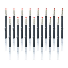 FSSTUD 100 Pcs 6 cm Black Ink Beadable Pens Refills Small Ballpoint Ink Pen Refills 1 mm Medium Point Pen Refill DIY Beaded Pens Refill Smooth Writing Ballpoint Accessories for School Office