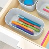iDesign Plastic Drawer Organizer Bin - Storage for Kitchen, Bathroom,