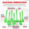 Chef Craft Premium Silicone Kitchen Tool and Utensil, 7 Piece