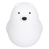 LED Night Light Cartoon White Bear Baby Pat Light USB