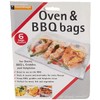 Pack of 6 Oven and BBQ Bags, 21 x 16.5