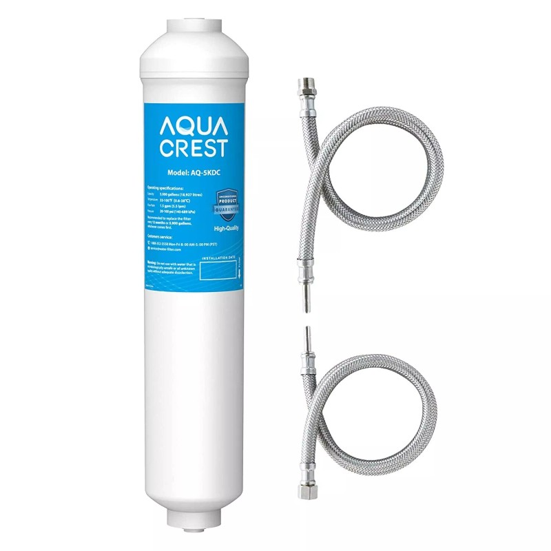 AQUA CREST 5KDC Under Sink Water Filtration System, Direct Connect