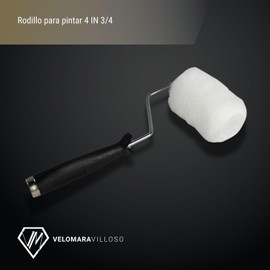 LION TOOLS - Rodillo Para Pintar Felpa 4 X 3/4 Para Detalle Acabado Liso Herramienta De Pintor