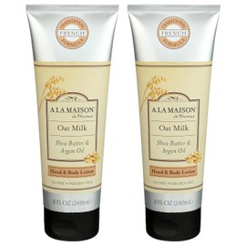 A LA MAISON Oatmilk Body Lotion 8 oz, 2 Pack