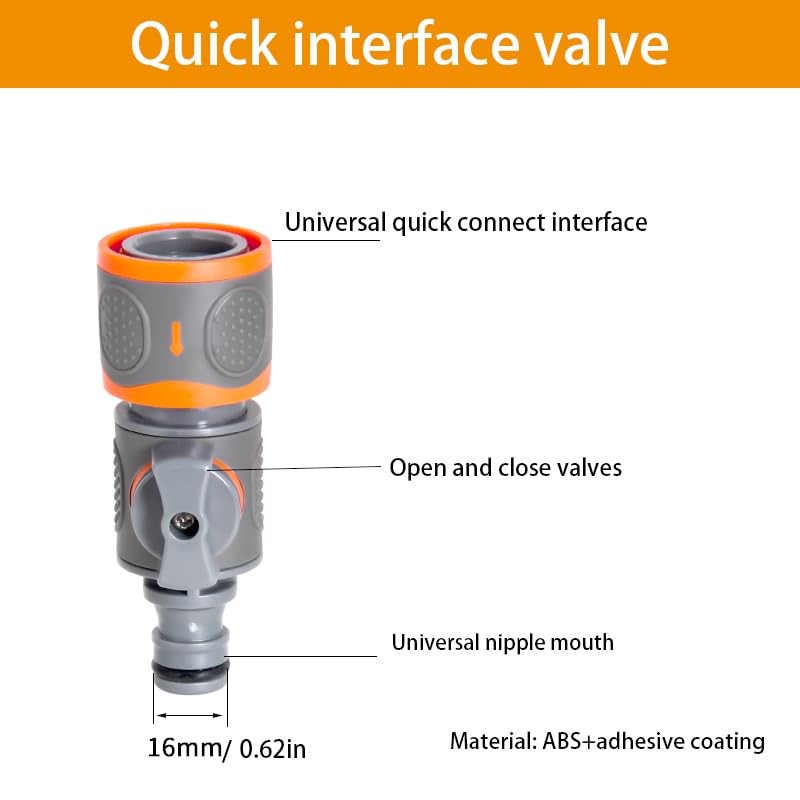 YOQVQOY 2 Kit Flush Adapter – Quick Connect Hose Fittings,