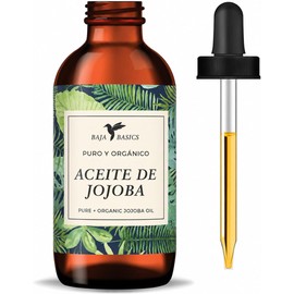 Aceite de Jojoba Puro Orgánico 120 ml – Jojoba Oil Natural para Cara, Cabello, Uñas y Cuerpo – Hidratante, Nutritivo, Antienvejecimiento y Rico en Vitamina E – Unisex