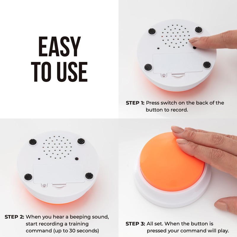 Pawsome Avenue Talking Buttons for Dogs - Dog Training Push