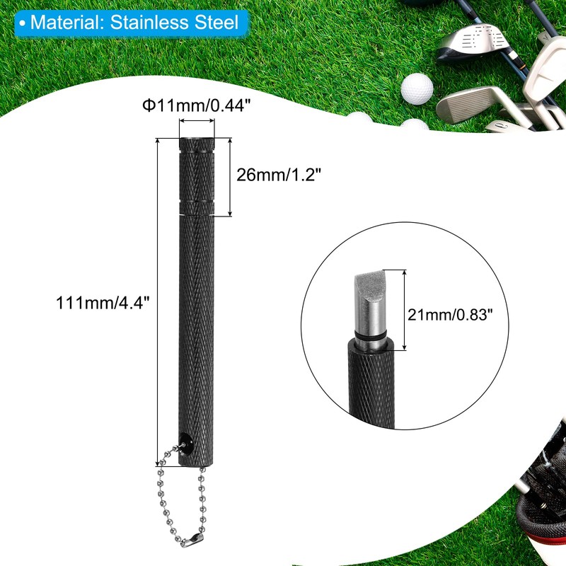 PATIKIL Golf Club Groove Sharpener Golf Club Sharpener Re-Grooving Tool