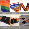 AUSYIWI Suitcase Strap, Suitcase Strap with Combination Lock, Secure Attachment