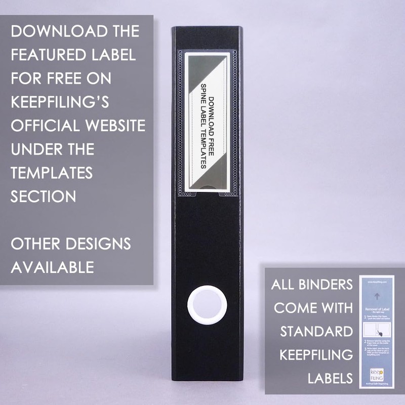 14x11 Landscape Binder with 75 Heavy Duty Sheet Protectors, 1.5