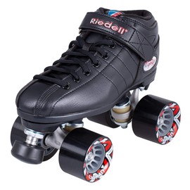 Riedell Skates - R3 - Quad Roller Skate for Indoor/Outdoor | Black | Size 11