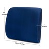 McKesson Back Support Cushion for Office, Home, Travel, Lumbar Support,