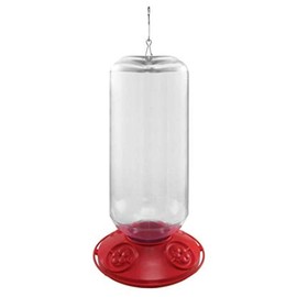 Songbird Essentials SE6027 Dr. JB's Complete Switchable 80 oz Feeder with Red Flowers (Bulk) (Set of 1)