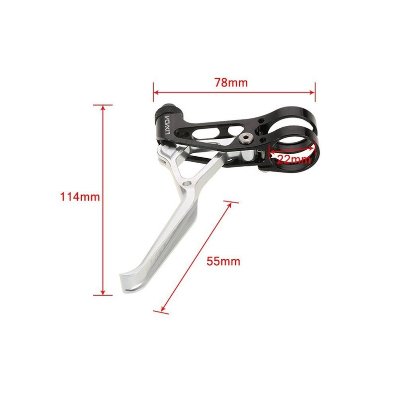 Lightweight Brake Levers for BROMPTON Silver [64G Pair]