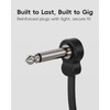 voltrish 3 Pack Guitar Patch Cables, Premium 5 Inch Right-Angle