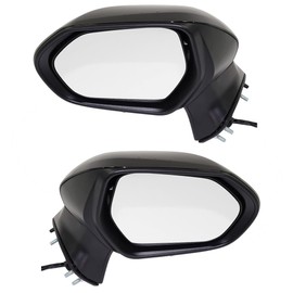 For Toyota Camry 2018-2024 Door Mirror Assembly Driver and Passenger Side | Pair | Power | Heated | Manual Folding | Hybrid | Paint To Match | w/Signal Light | TO1320367, TO1321367 | 87940-06810