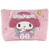 Yasuda Tsusho 4580122516086 My Melody Flat Pouch with Embroidery