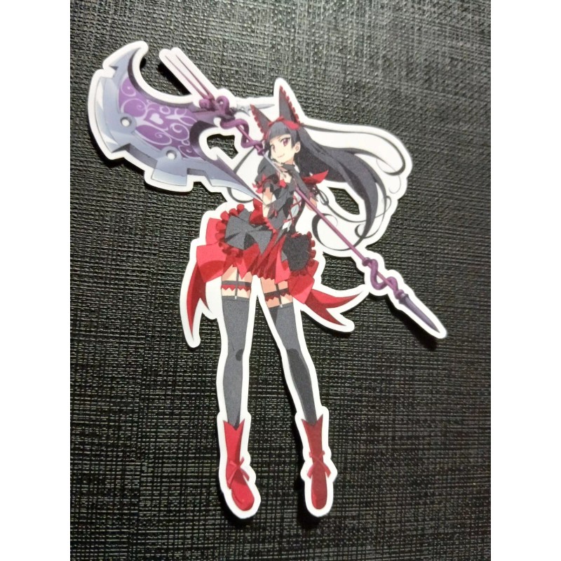 Rory Mercury from Gate Glossy Sticker Anime Waterproof!