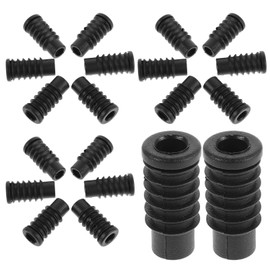 Operitacx 20pcs Chair Caster Covers Soft Material Protective Sleeves for Office Swivel Chairs Versatile Rod Accessories for Bar Stools Kitchen Patio Furniture