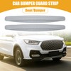 Partuto 2 Pcs 40cm Carbon Fiber Pattern Universal Bumper Guard
