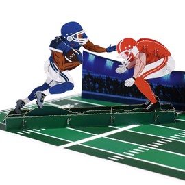 GREETING ART Rugby Father's Day Pop Up Card, Birthday Pop Up Card, 3D Pop Up Greeting Cards, 3D Birthday Card, Father's Day Card, Anniversary Card, Sports Card, for Him, Men, Dad, Son, Friend