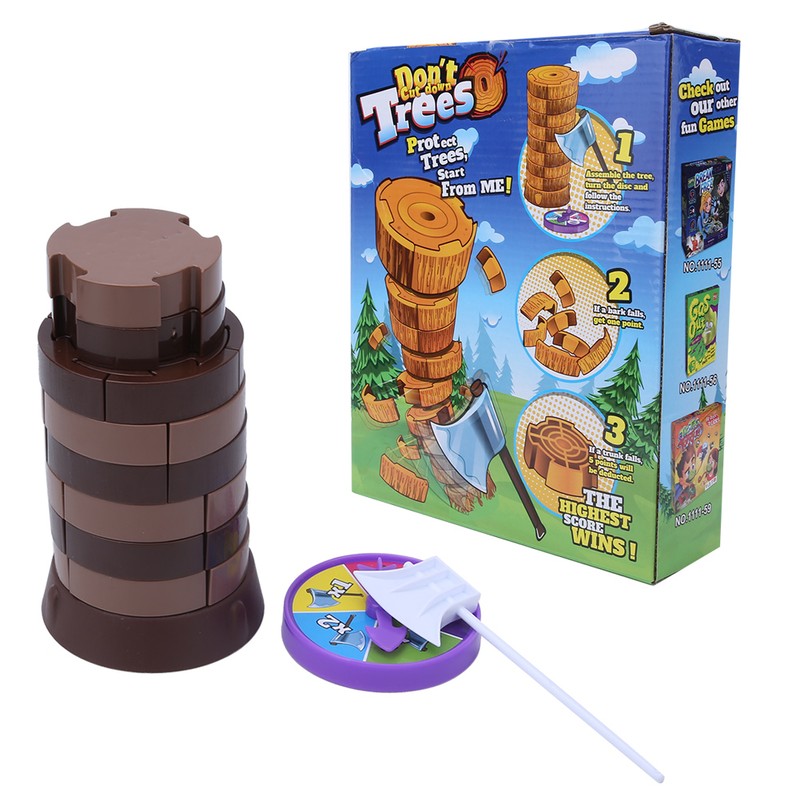 Multiplayer Competitive Games Logging Tree Cutting Toy Parent Child Interaction