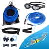 ROLMZJX Swim Training Belts,4M wimming Training Resistance Belt, Swim Tether